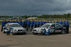 Volvo race team 2 cars